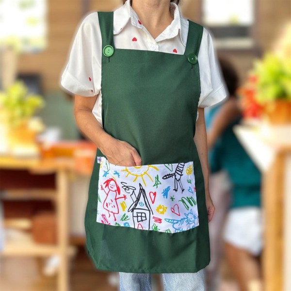 Estola with ties “Doodles”