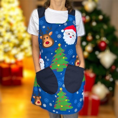 Tablier Croisé Forêt de Noël