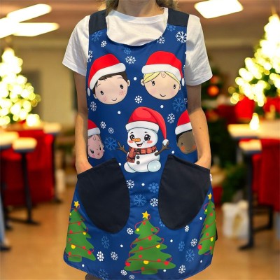 Cross-Back Apron Christmas...