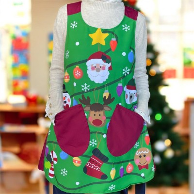 Cross-back Apron "Colorful...