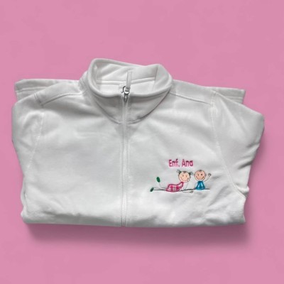 Nurse embroidered polar jacket