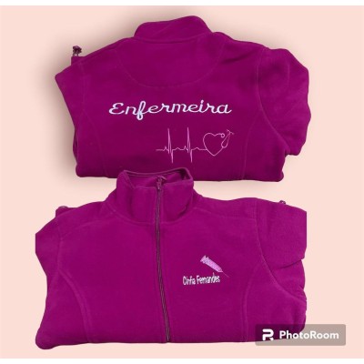 Gestickte Polarjacke für Krankenschwestern C | RM Fardas e Uniformes