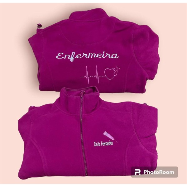 Veste polaire brodée infirmière C