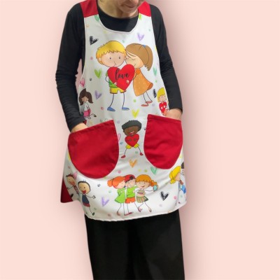 Tablier croisé Saint-Valentin