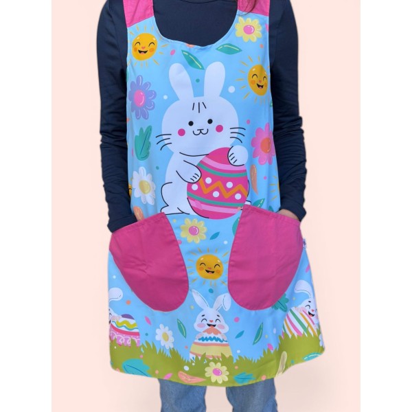 Tablier croisé Lapin de Pâques