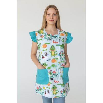 Bata azul "Selva"