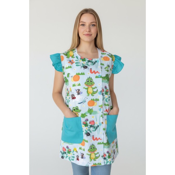 Blue Smock "Jungle"